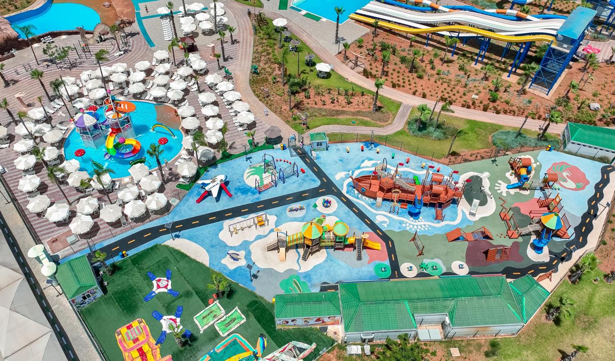 Waves Aqua Resort Kenitra Kültér fotó Aerial view of the park